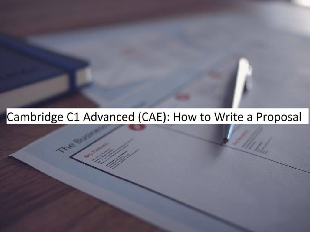 CAE - Writing a Proposal