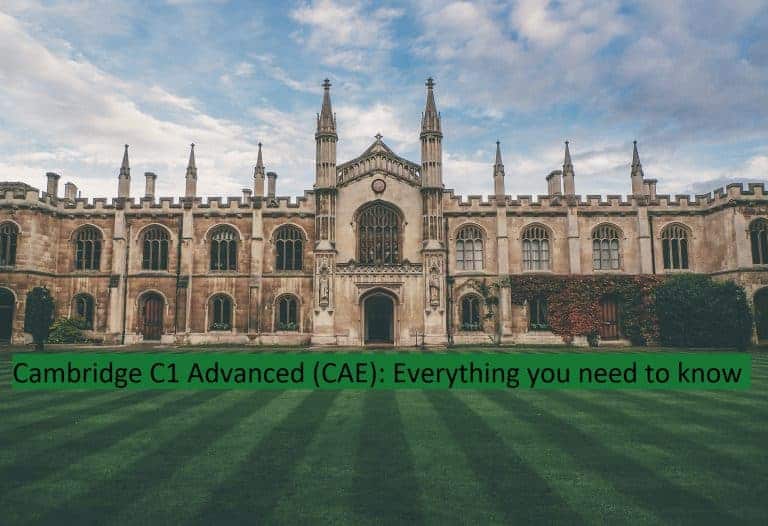 Cambridge C1 Advanced (CAE): Everything you need to know