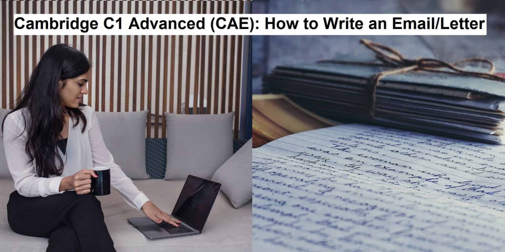 how to write a letter email cae