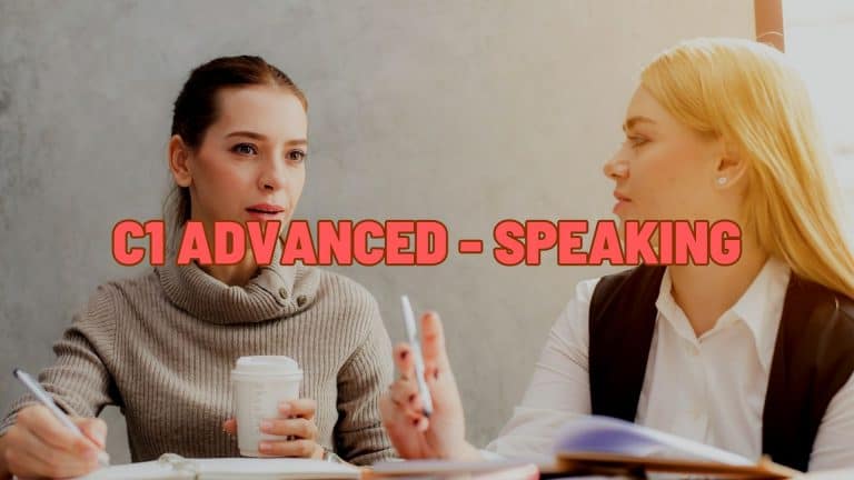 Cambridge C1 Advanced (CAE) – Speaking